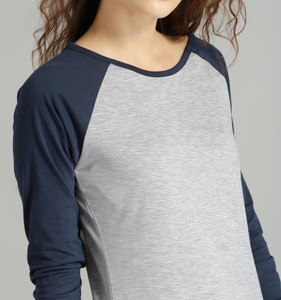 2024 nouveauté Design de mode femmes T-shirts haute qualité Logos respirant T-Shirts double couleur à manches longues confortable - Product Image 5