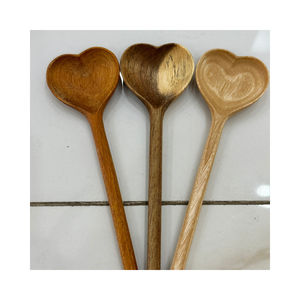 Cuchara de corazón de madera de Venta caliente para Cocina - Product Image 1