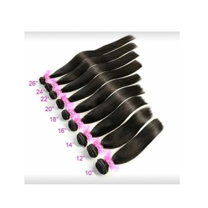 Extensions de cheveux Remy raides mongoles de haute qualité Paquets de cheveux non transformés de taille personnalisée avec fournisseur d'or Export HD Lace - Product Image 5