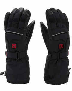 Gants de ski Rabixo Sports pour l'hiver, chauds, pour les sports de plein air, isolés, chauffants, imperméables, à doigts entiers, en cuir pleine fleur, fermeture à glissière, pour hommes - Product Image 6