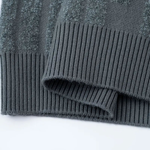 Suéter de punto para hombre para clima fresco, ropa informal de uso diario, suéter de lana para hombre, suéter de ajuste elegante, suéter transpirable cálido - Product Image 3