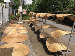 New Process 2024 Water Hyacinth Woven <b>Placemats</b> <b>Round</b> Natural Material From Viet Nam - Product Image 6