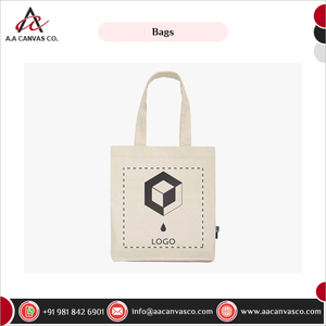 High-Grade Custom Printed 12oz Fabric Large Size <b>Handbag</b> 12oz Custom Logo Tote Bag for Promotions Huge Discounted Price Supplier - Product Image 5