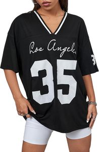 Kadın ekip boyun ekran baskı Streetwear Boxy Fit Mesh jersey Polyester Mesh Tops erkekler kuru-fit t Shirt özel baskı - Product Image 2