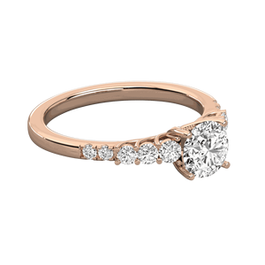 Anillo de Bodas con Diamante de Corte Redondo - Product Image 6