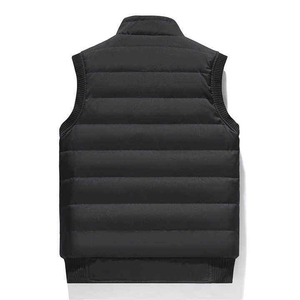 ผู้ผลิต OEM เสื้อกั๊กผ้าแคนวาสแบบไม่มีแขนสำหรับผู้ชาย - เสื้อผ้าลำลองสำหรับฤดูหนาว ระบายอากาศได้ดี เป็นมิตรกับสิ่งแวดล้อม - Product Image 6