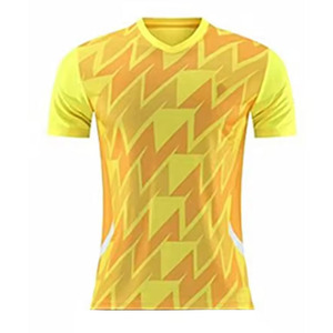 Camiseta de fútbol de poliéster/algodón antiarrugas de alta calidad, transpirable, duradera, de secado rápido, antibacteriana, ecológica - Product Image 1