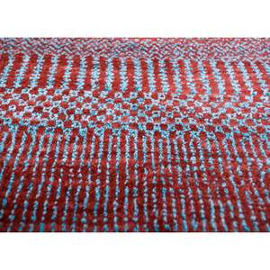 Alfombra Kairos a Rayas Tejida a Mano de Lana y Viscosa Gris y Negra - para Decoración del Hogar Skwv-26 - Product Image 3