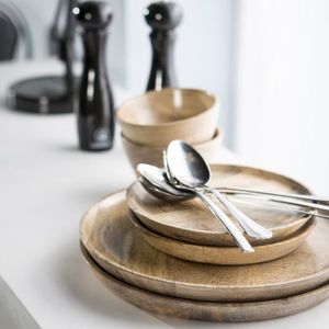 DURABILIDAD Plato de ensalada de madera Bandeja para servir Caja de pino Tema de amor Barco ovalado Dulces Galletas Comida Fruta Decoración del hogar Regalo - Product Image 4