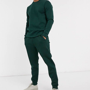 Survêtements en molleton 100 % coton pour hommes, fabriqués en usine, grandes tailles, motif uni, hiver, qualité professionnelle, écologiques, respirants, design 2-en-1 - Product Image 2