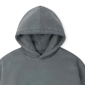Meilleure vente Pull à capuche brodé de logo de qualité Conception d'épaule tombante pour l'hiver Marque privée Prix bas du fabricant - Product Image 4