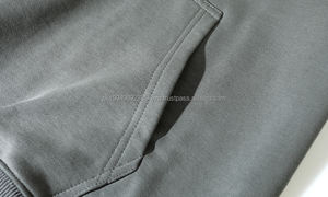 Sudadera con capucha de algodón de 400 g/m², bordada a medida, unisex, de diseño, estilo holgado, con hombros caídos, sin cordones, para hombre, talla grande - Product Image 6