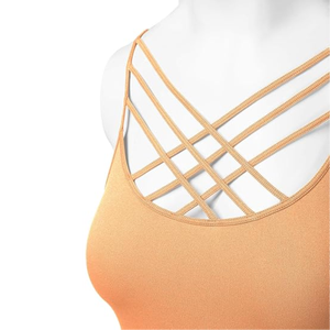 Nuevo 2025 Sujetador deportivo sin espalda en U profundo con cuello colgante para mujer - Product Image 5