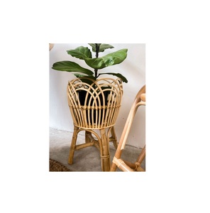 Cesta de maceta de ratán de Diseño Artesanal, decoración interior y balcón, macetas, Mini contenedores de plantas - Product Image 1