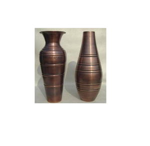 Suministros de Decoración para el Hogar, Florero Rústico con Relieve, Florero Alto de Resina con Cuello Largo para Sala de Estar - Product Image 6