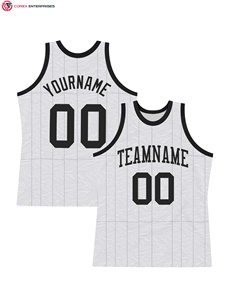 Maillot de basket-ball universitaire personnalisé à impression numérique, rétro, à séchage rapide, réversible, ensemble uniforme de basket-ball, taille plus, unisexe - Product Image 6