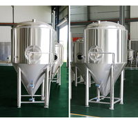 Cuve de fermentation conique de bière en acier inoxydable HG 304 1000L 2000L 3000L à vendre