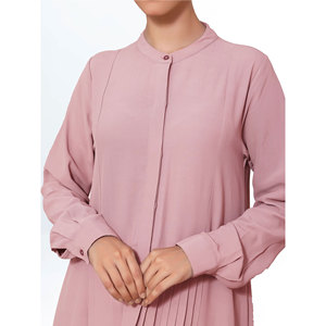 Abaya Musulmana Informal para Mujer, Simple, Modesta, Islámica, Personalizada, de Tela Oxford Transpirable, con Cierre de Cremallera y Botones - Product Image 6