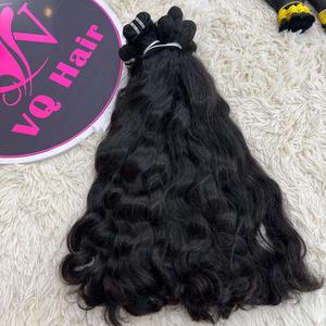 วิกผมลอนธรรมชาติบริสุทธิ์จากเวียดนามสำหรับ150% ลูกไม้ผมสีดำแบบ Jerry Curl - Product Image 4