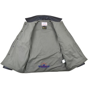 Alta calidad OEM al por mayor FiveStar para hombre 1950s chaqueta de cuero de piel de cabra sello marrón clásico ropa de trabajo Retro prendas de vestir exteriores - Product Image 3