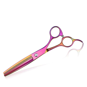 Tijeras de Entresacar Profesionales J2 de Acero Inoxidable Japonés con Punta Afilada para Suministros de Peluquería y Peinado - Product Image 2