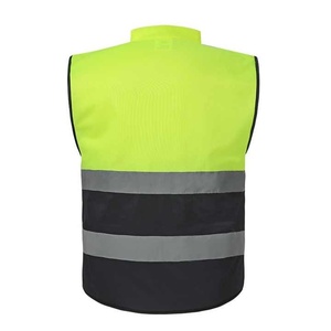 Conception réglable respirable légère de gilet de sécurité réfléchissant de visibilité élevée parfaite pour la construction et le travail d'urgence - Product Image 5