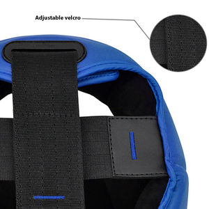 Casque de protection de haute qualité en cuir EVA PU pour la boxe thaïlandaise, le MMA, le kickboxing, l'équipement de boxe, casque d'entraînement OEM - Product Image 4