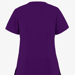 เสื้อทูนิคแขนสั้นลายดอกไม้สำหรับสุภาพสตรี ผลิตจากผ้าสแปนเด็กซ์และโพลีเอสเตอร์ - Product Image 3