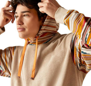 Pull à capuche personnalisé bleu clair pour hommes Sweat-shirt 100% coton avec col à capuche Design de style de rue pour l'hiver - Product Image 4