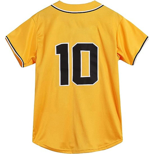 Precio al por mayor de manga corta hombres uniforme de béisbol impresión personalizada cuello redondo nuevo personalizar sublimado jersey de béisbol - Product Image 2