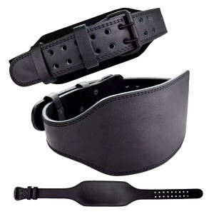 เข็มขัดยกน้ำหนักหนังแท้คุณภาพสูง ปรับได้ ระบายอากาศดี เหมาะสำหรับการฝึกยกน้ำหนัก เพาเวอร์ลิฟติ้ง และการฝึกแบบสตรองแมน - Product Image 4