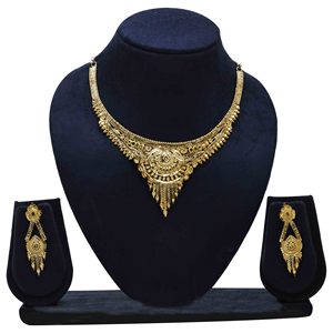 Joyería chapada en oro de 14K 18K 24K de moda al por mayor, joyería de diseño tradicional, conjunto de collares de formación, joyería llena de oro de latón. - Product Image 1