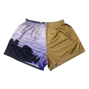 Pantalones Cortos Deportivos de Rugby Australianos Personalizados OEM, Bolsillos Profundos, Cintura Elástica, Transpirables, Unisex, de Verano, de Poliéster/Nailon, Sublimados - Product Image 4