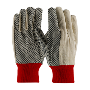 Guantes de Seguridad de Algodón con Puño Tejido, Antideslizantes con Puntos Azules, para Uso General - Product Image 6
