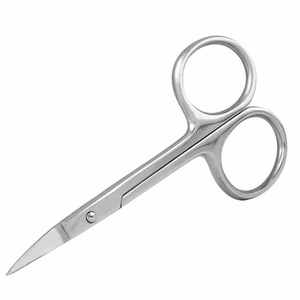 Tijeras para cutículas de manicura hechas a mano hechas a medida Tijeras de hoja curva de punta fina - Product Image 1