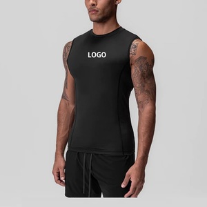 Gran oferta 2023, camisetas personalizadas para hombre, camiseta sin mangas de gimnasio de secado rápido, camisetas sin mangas de algodón sostenible con batidor de esposa para culturismo - Product Image 1