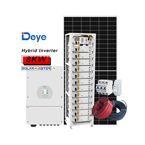 Système d'énergie solaire hybride 5-50 kW avec contrôleur MPPT et batterie lithium-ion, panneaux en silicium monocristallin pour usage commercial - Product Image 3