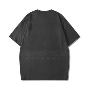 เสื้อยืดผ้าใบพิมพ์ลายพัฟสำหรับผู้หญิงมีตัวอักษรพิมพ์ลายตัวอักษรทรงหลวมระบายอากาศและใส่สบาย - Product Image 3