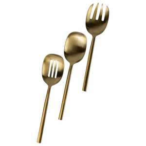 Meilleure vente, ensemble de service en métal doré au prix de gros pour restaurant, hôtel, maison, mariage, utilisation avec logo personnalisé - Product Image 1