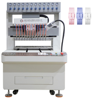 Machine de fabrication de cadeaux en PVC 3D multicolores, commande à distance PLC, contrôle précis de la température - Machine de distribution de silicone liquide chaud