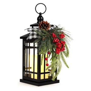 Lanterne en métal en forme de dôme de Noël écologique fabriquée à la main de qualité supérieure pour la décoration de la maison élégante cafés restaurants hôtels - Product Image 1