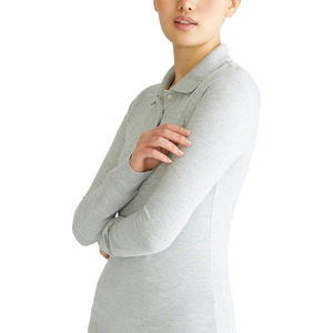 Nouvelles chemises décontractées pour femmes 2026, de haute qualité, en tricot, écologiques, à manches longues, col rabattu personnalisé, confortables - Product Image 3