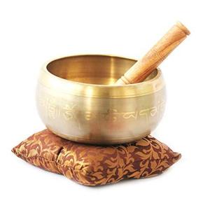 Cuencos de latón Tibetano para cantar, uso tradicional para la meditación, para curar y relajar el cuerpo, tazones brillantes para cantar - Product Image 2