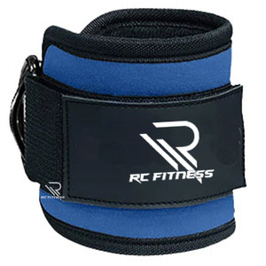 Adjustable Neoprene Padded <b>Ankle</b> Cuff Custom Logo Gym Accessories for Glute Workouts Leather Cable Machine <b>Ankle</b> Straps - Product Image 2