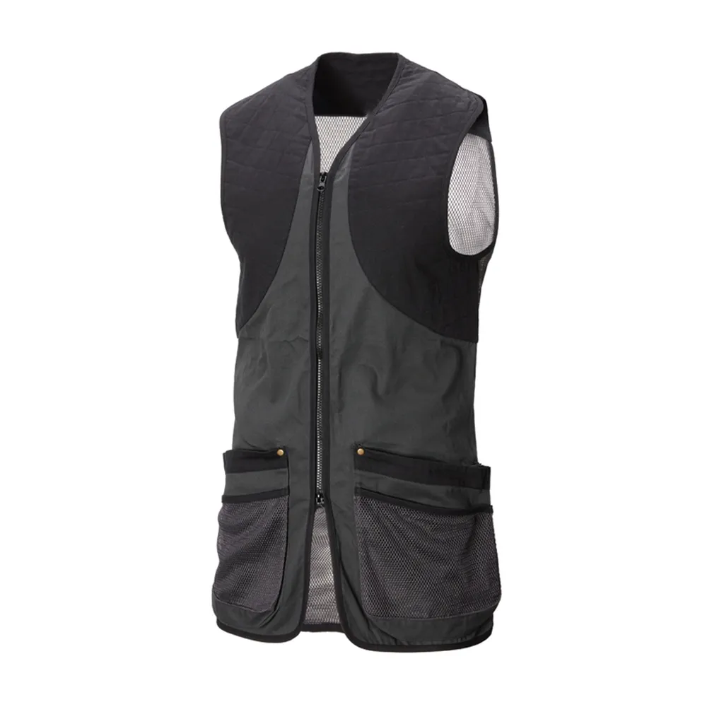 Outdoor Sports Spring Summer Clay Shooting Breathable Comfortable Vest Adjustable pop-button Waist Mesh Hunting Vest