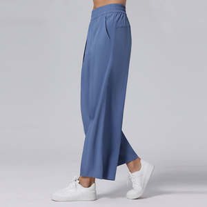 Loose Pants Full Length Casual Women's <b>Trousers</b> Comfort Polyester Material with Trendy Design - Product Image 6