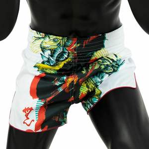 Shorts de boxe chauffants, conçus pour la résistance, aidant les combattants à se préparer et à rester prêts lors des combats. - Product Image 4