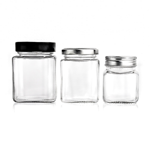 Tarro de Vidrio Cuadrado de Primera Calidad de 180ml, 280ml, 380ml, <span class=keywords><strong>500ml</strong></span>, 730ml con Tapa de Hojalata para Alimentos para Bebés, Azúcar y Chicles - Product Image 6