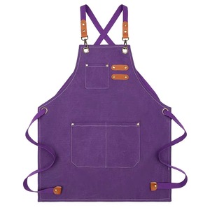 Delantales de Lona Resistentes y Modernos con Logotipo Personalizado y 2 Bolsillos para Hombre y Mujer - Product Image 1