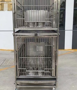 Animale in acciaio inox laboratorio gabbia di allevamento per cane coniglio scimmia maiale attrezzature veterinarie - Product Image 5